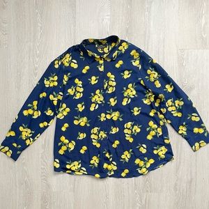 Banana Republic Lemon Button Up